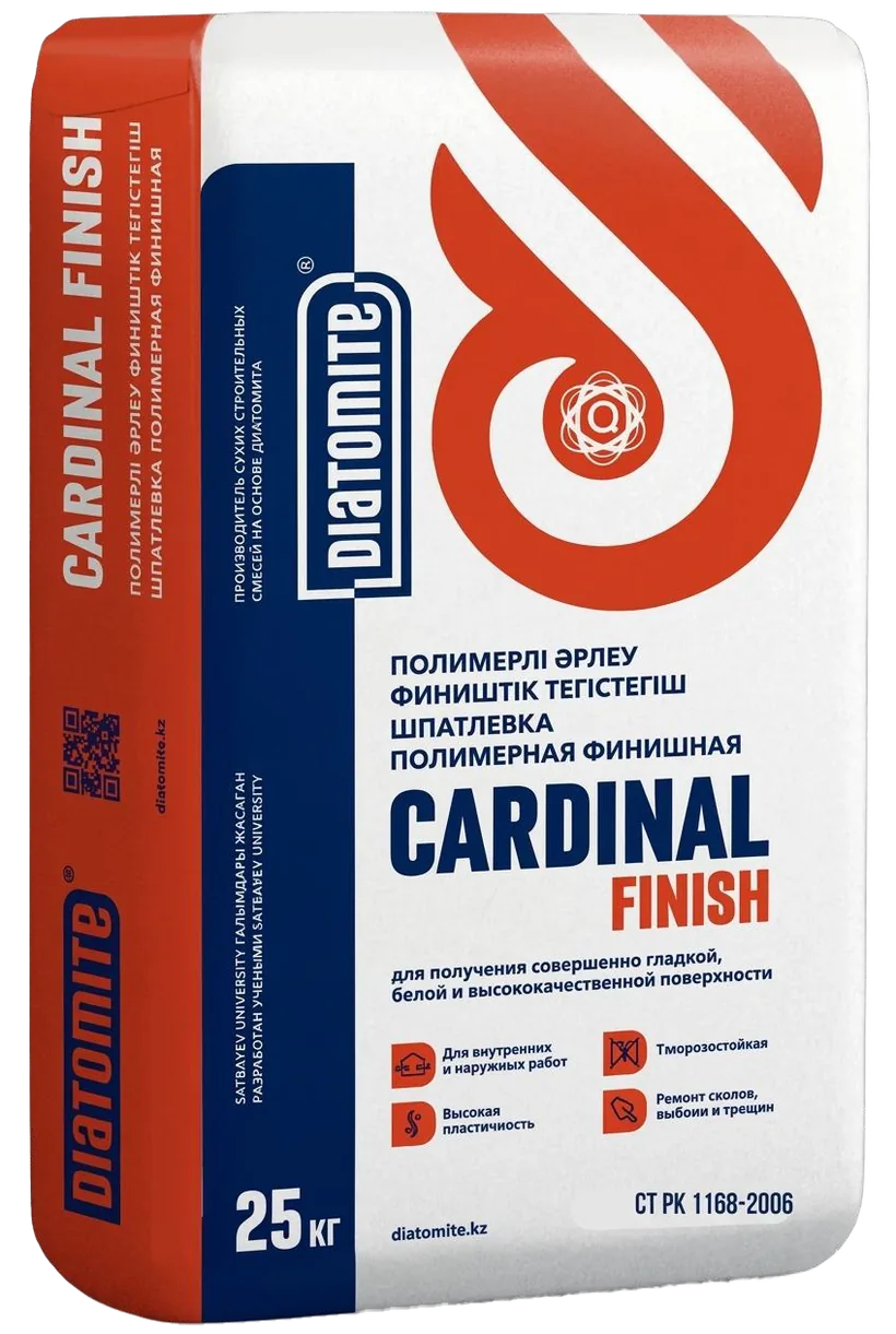 Шпатлёвка полимерная финишная CARDINAL FINISH 25 кг